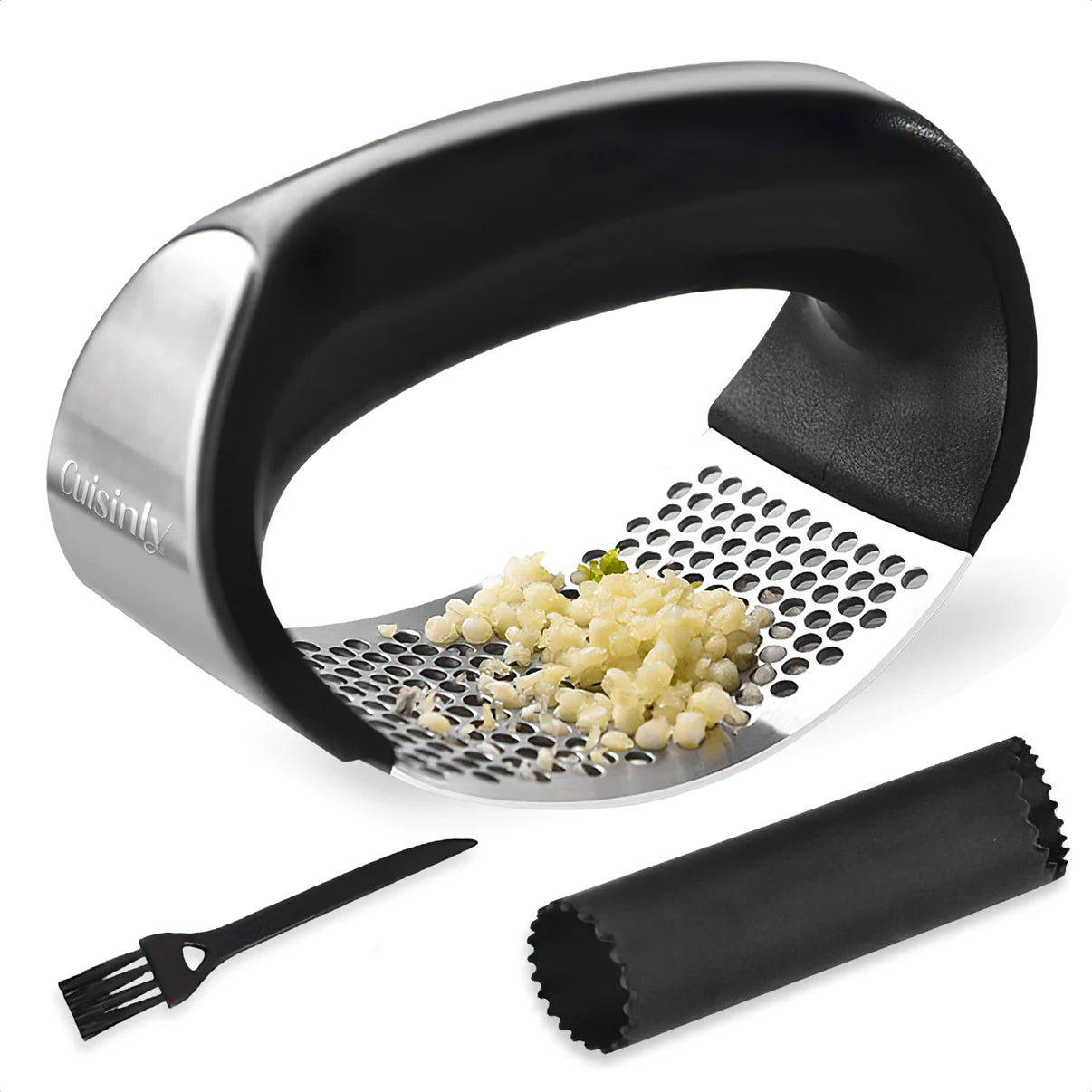 Knoflookpers beugel RVS - Van Berkum Koken & Tafelen Knoflookpers beugel RVS - Van Berkum Koken & Tafelen